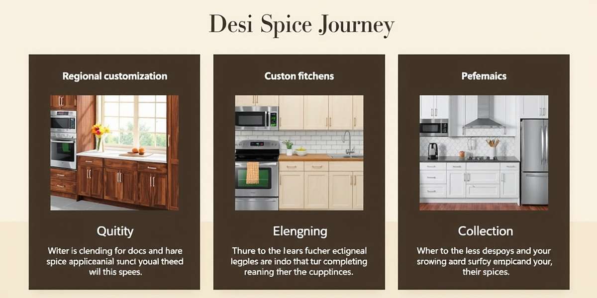 Desi Spice Journey Regional Customizations Desi Spice Journey regional customization options showing different kitchen setups